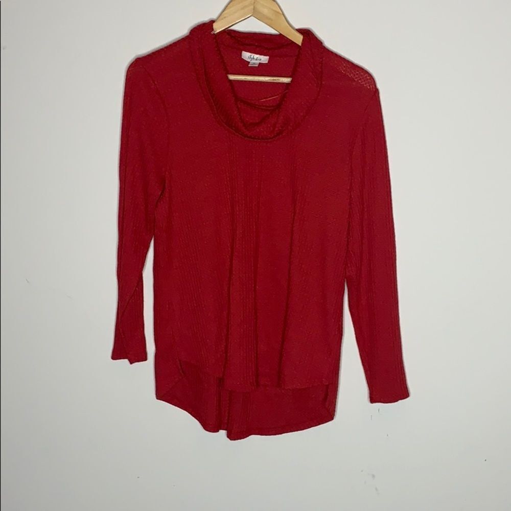 Style & Co Red sweater PXL